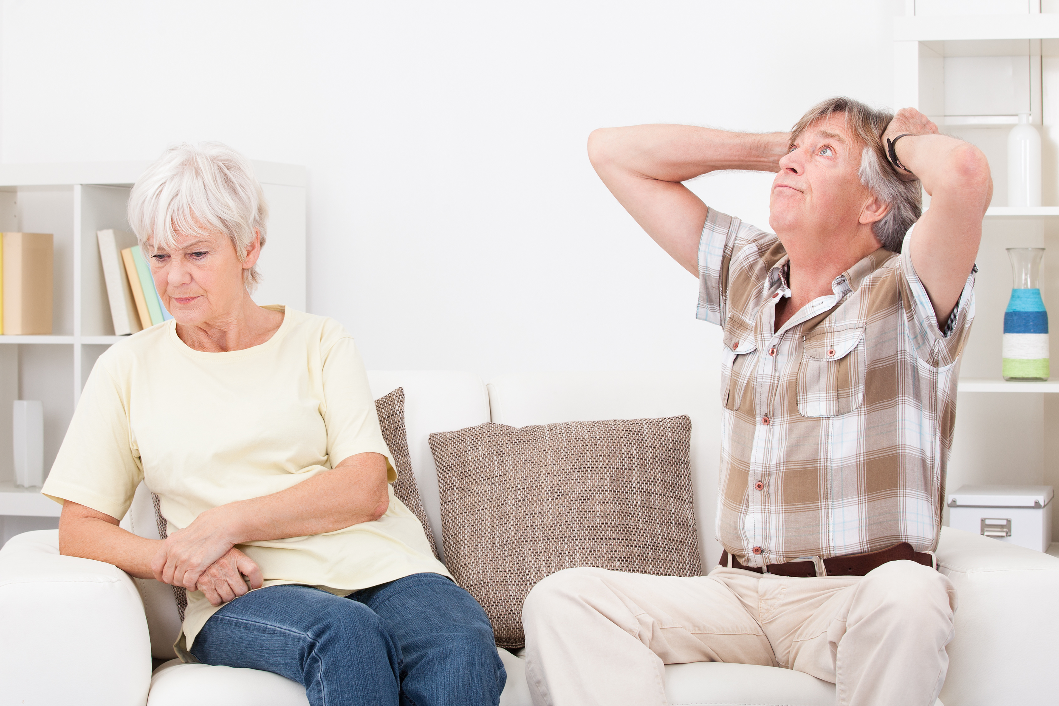 Senior Couple Quarrelling