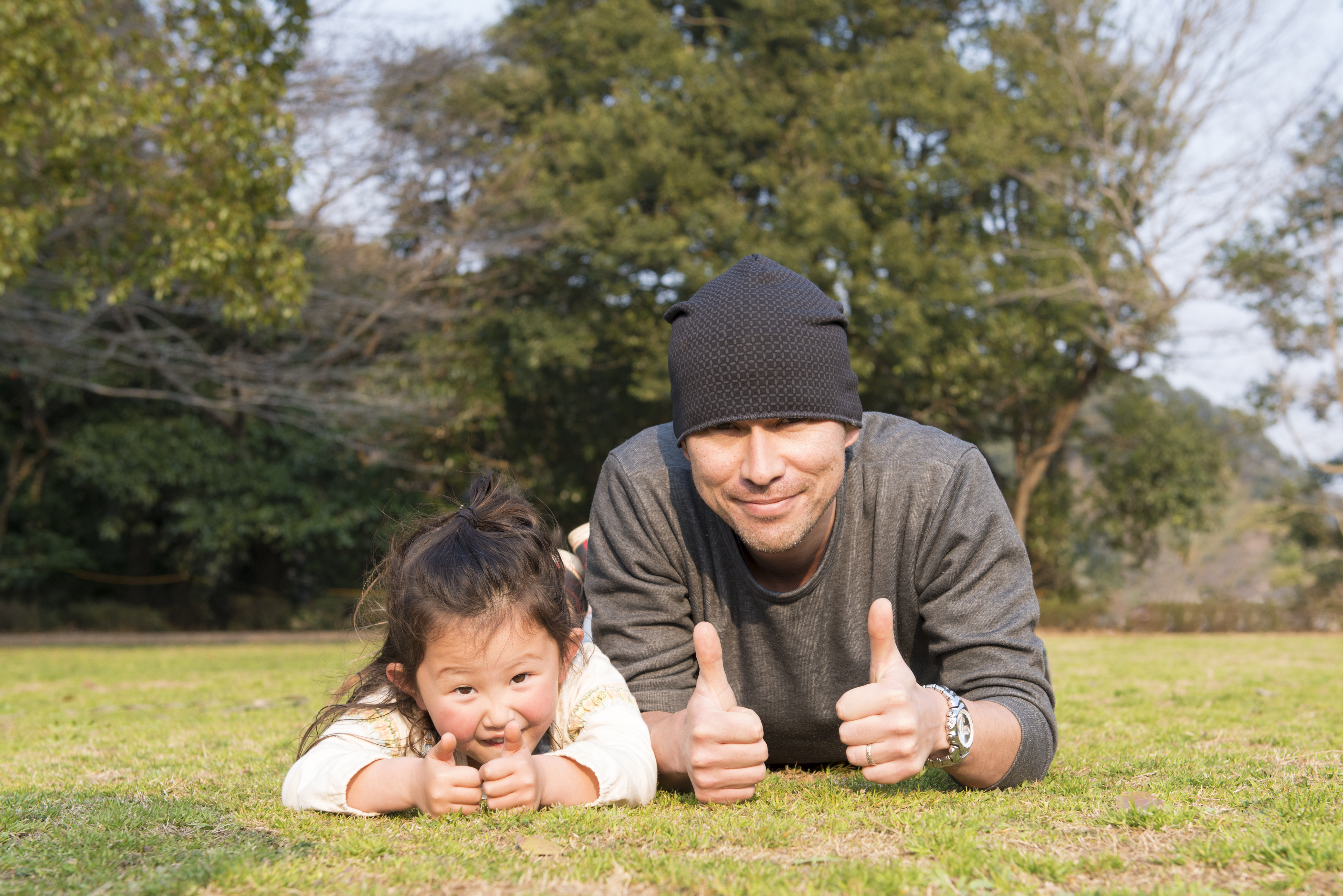 仲の良い父と娘